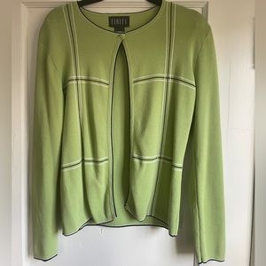 Finity one button cardigan